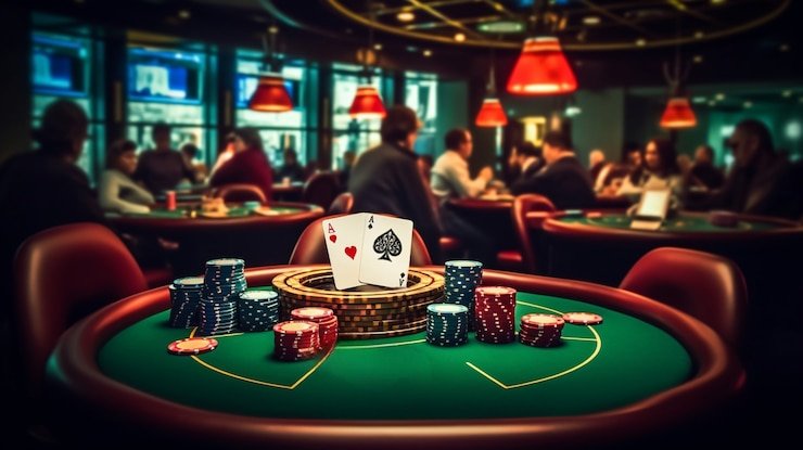 Live dealer studio with Dragon Tiger card game setup at tiket777 login
